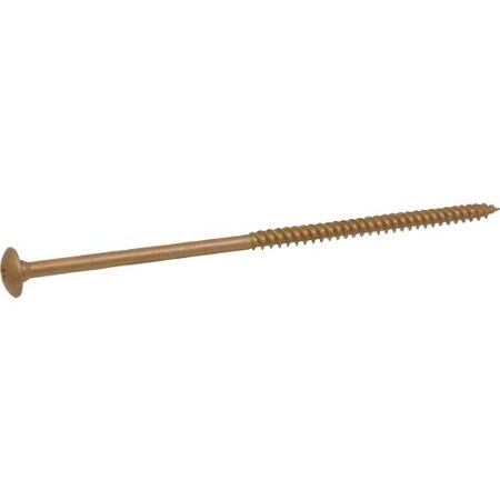 Hillman Deck Screw, 3/8 in x 12 in, Steel, Truss Head, Torx Drive 48092